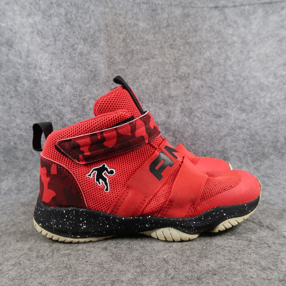 And1 Shoes Kids 1 Basketball Sneakers Athletic Trainer Casual High Top Red Black